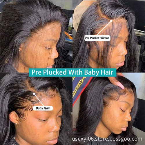 Top sale HD Lace wig 100% Human Hair HD Lace Frontal Wig 150% 180% 220% Density Lace Front Wig